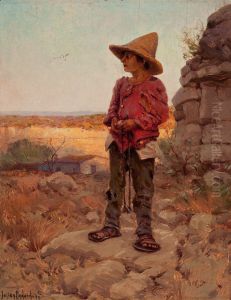 Goat Herder At The San Antonio Quarry