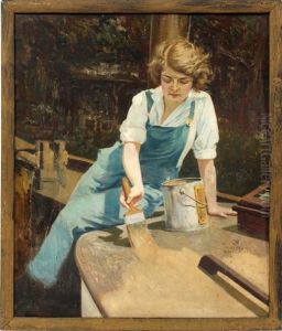 Cover Art Of 'motor Boating' Magazine, April,1922 by Robert Onderdonk