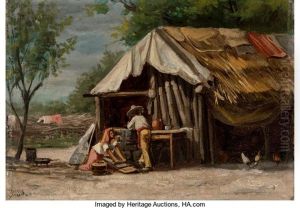 Mexican Jacal by Robert Jenkins Onderdonk