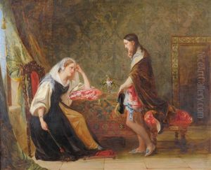 Scene From Twelfth Night by Henry Nelson O'Neil