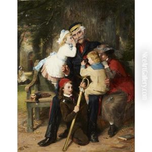 The Father Of The Regiment by George Bernard O'Neill