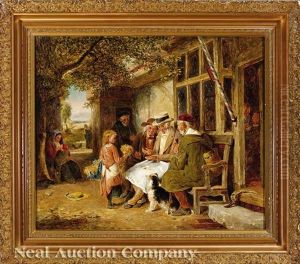Judging The Wheat by George Bernard O'Neill