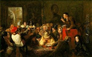 The Auction by George Bernard O'Neill