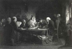 Sketch For "the Foundling" by George Bernard O'Neill
