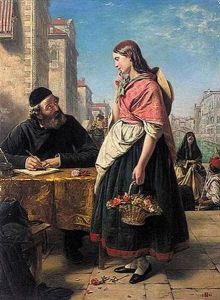 The Letter Writer by Henry O'Neill