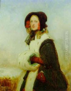 Portrait Of A Lady, Three-quarter Length In A Cloak