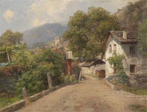 Motiv Aus Sudtirol (?) by Karl Eduard Onken