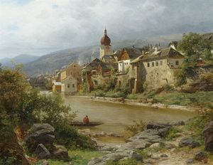 Waidhofen An Der Ybbs by Karl Eduard Onken