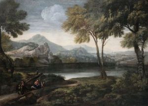 Veduta Fantastica Del Lago Di Nemi