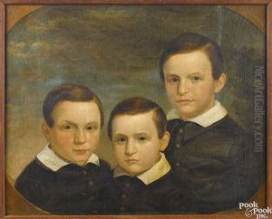 Portrait Of John, Edwin And Eldridge Gary Of Charlestown