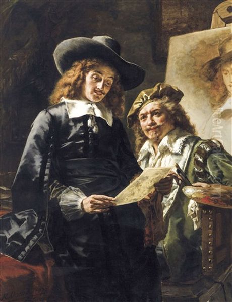 Rembrandt Et Son Mecene Jan Six - view 1