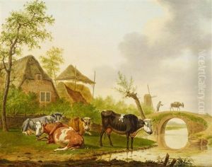 Landliche Idylle by Hendrik Van Oort