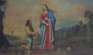 Emmanuel D'aranda Rendant Grace A La Vierge Pour Sa Liberation De L'esclavage Des Barbaresques