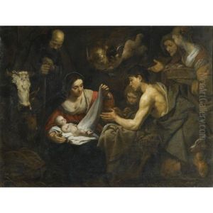 Adoration Of The Shepherds by Jacob Oost the Elder
