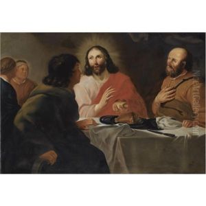 The Supper At Emmaus by Jacob Oost the Elder