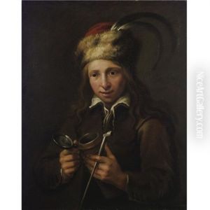 Portrait Of A Boy With A Pipe