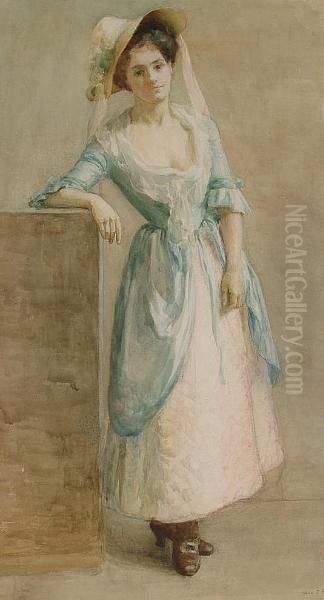 Portrait Of A Lady In A Bonnet - view 1