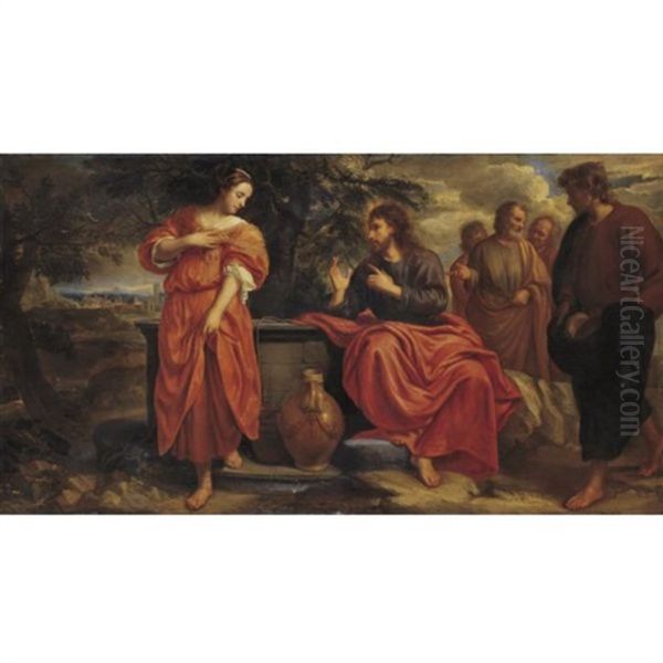 Christ And The Samaritan Woman At The Well - view 1