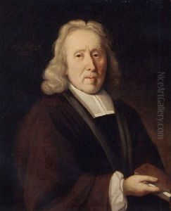 Portrait Of A Cleric Holding A Book, Aged 78