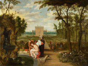Susanna And The Elders by Isaac Van Oosten