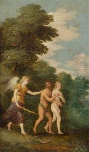 The Expulsion From Paradise by Isaac Van Oosten