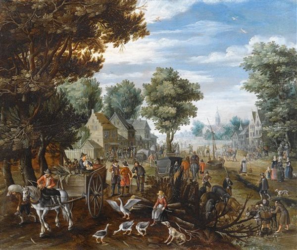 Dorfszene - view 1