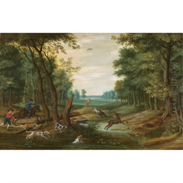 A Stag Hunt - view 1