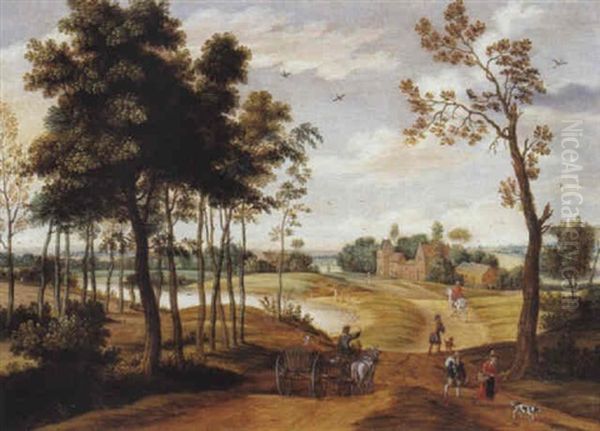 Paysage Anime A La Carriole - view 1