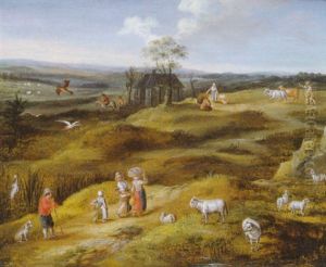 Le Retour Du Marche by Isaac Van Oosten