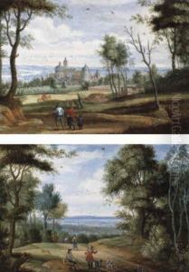 Le Retour Des Paysans by Isaac Van Oosten