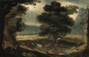 The Garden Of Eden by Isaac Van Oosten