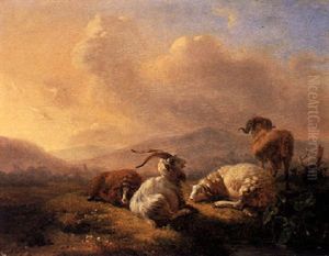 Sheep In A Landscape Sheep In A Landscape
