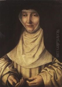 Portrat Einer Nonne by Jacob Cornelisz Van Oostsanen