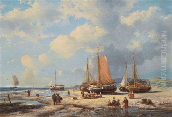Fishing Boats On The Beach - view 1