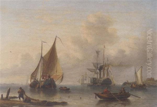 A Calm, A Busy Day Near A Coast - view 1