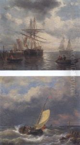 Marine by George Willem Opdenhoff