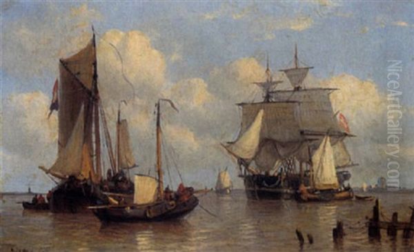 Boats In A Harbour - view 1