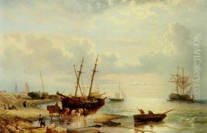 A Coastal Scene A Coastal Scene