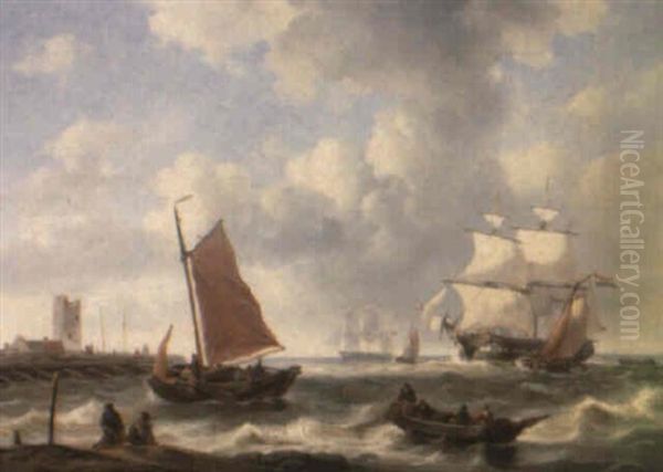 Shipping On An Estuary - view 1