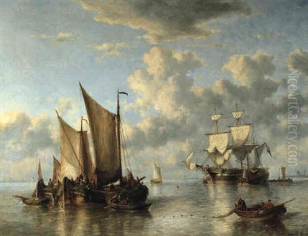 Zeilboten Op Een Kalme Zee - view 1