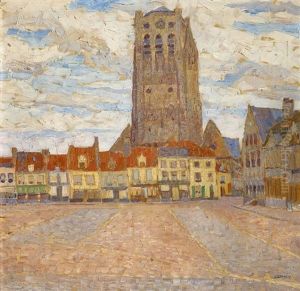 Markt In Furnes by Walter Ophey