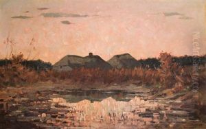 Weiher Im Abendlicht