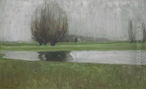 Willows By The Riverside