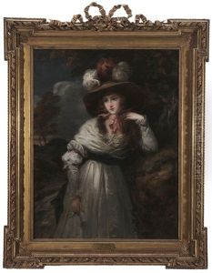 Portrait Of A Lady,said To Be Miss Melville