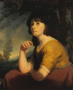 Portrait Of A Young Girl, Said To Be Lady Bathurst by John Opie