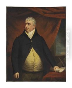 Portrait Of The Right Honourable Charles James Fox, Three-quarter-length, Standing Beside A Table