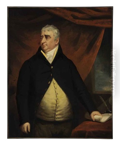 Portrait Of The Right Honorable Charles James Fox Standing Beside A Table - view 1