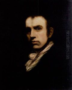 Portrait Of John Opie In A Black Coat And White Cravat