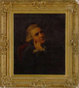 Portrait Of Dr. Wolcott, Also Known As Peter Pinder, Resting His Face Upon His Hand Portrait Of Dr. Wolcott, Also Known As Peter Pinder, Resting His Face Upon His Hand