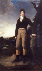 Portrait Of George Rush In An Extensive Landscape